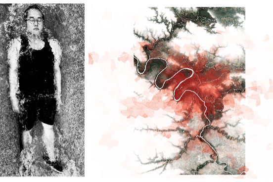 Les étudiants de l’atelier de projet – Le Devenir de L’eau : Explorations en milieu instable, L3, ENSA Paris-Malaquais Enseignante : Susan Dunne, Architecte, MCFE ENSA Paris-Malaquais